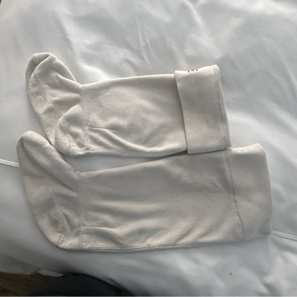 Hunter Cream Tall Rain Boot Fleece Sock - Picture 2 of 5